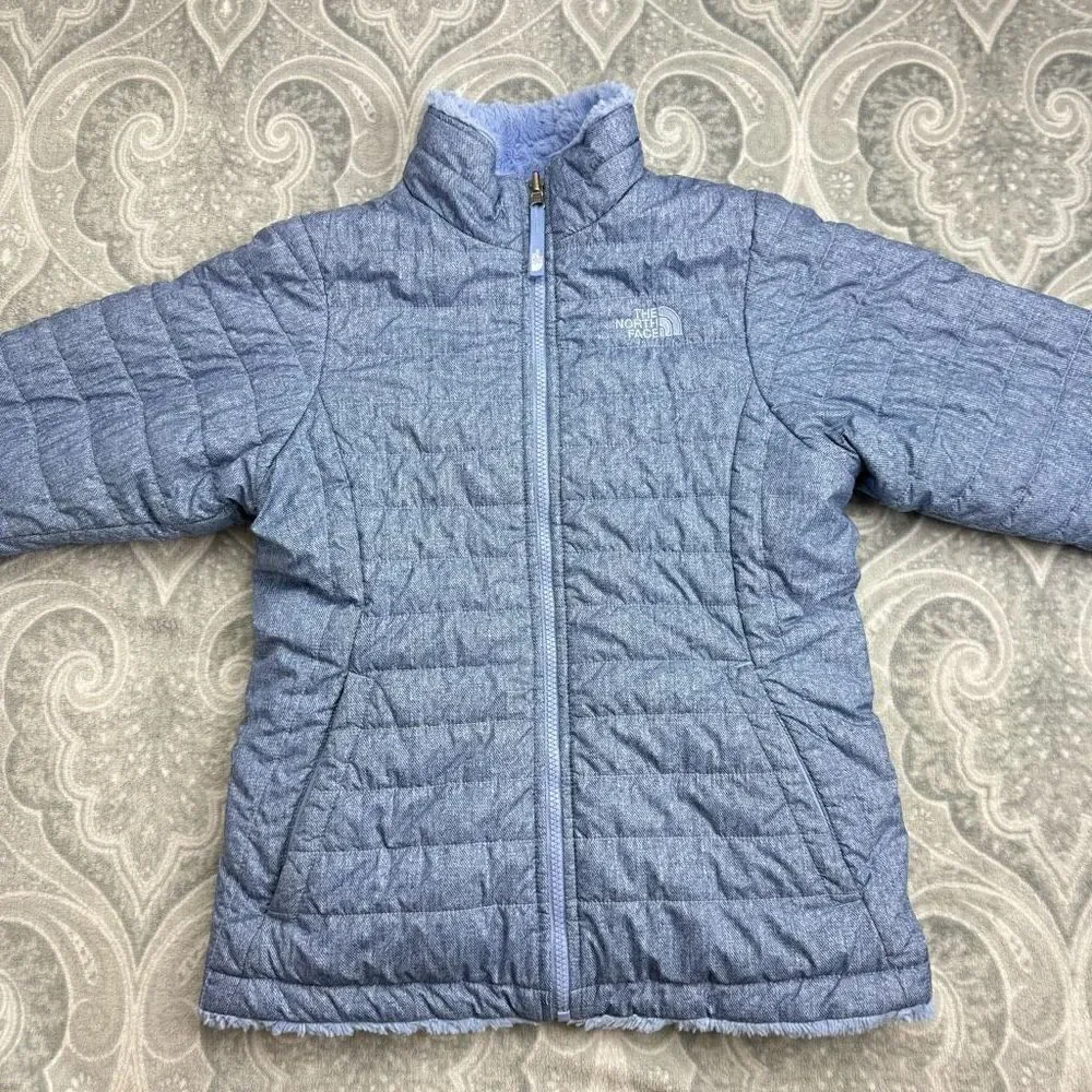 Girls North Face Reversible Mossbud Swirl Jacket